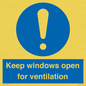 MH6259: Keep windows open for ventilation