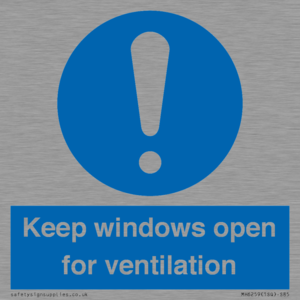 MH6259: Keep windows open for ventilation