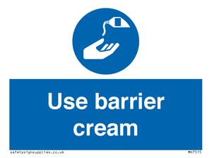 MH7515: Use barrier cream