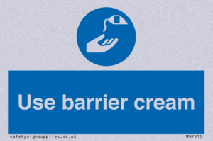 MH7515: Use barrier cream