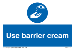 MH7515: Use barrier cream