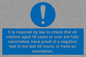 MH7763: It is required by law to check that all visitors aged 18 years or over are fully vaccinated, have proof of a negative test in the last 48 hours, or have an exemption.