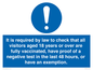 MH7763: It is required by law to check that all visitors aged 18 years or over are fully vaccinated, have proof of a negative test in the last 48 hours, or have an exemption.