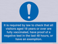 MH7763: It is required by law to check that all visitors aged 18 years or over are fully vaccinated, have proof of a negative test in the last 48 hours, or have an exemption.