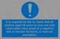 MH7763: It is required by law to check that all visitors aged 18 years or over are fully vaccinated, have proof of a negative test in the last 48 hours, or have an exemption.