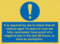 MH7763: It is required by law to check that all visitors aged 18 years or over are fully vaccinated, have proof of a negative test in the last 48 hours, or have an exemption.