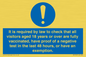 MH7763: It is required by law to check that all visitors aged 18 years or over are fully vaccinated, have proof of a negative test in the last 48 hours, or have an exemption.