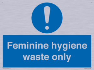 MH7863: Feminine hygiene waste only