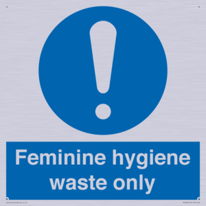 MH7863: Feminine hygiene waste only