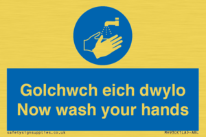 MH930: golchwch eich dwylo
