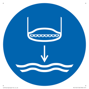 ML11451: Mandatory: Lower lifeboat to the water in launch sequence