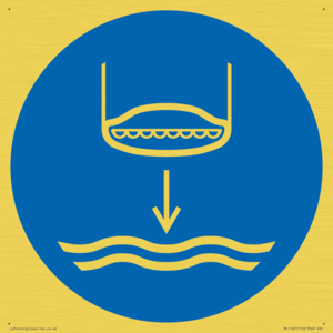 ML11451: Mandatory: Lower lifeboat to the water in launch sequence