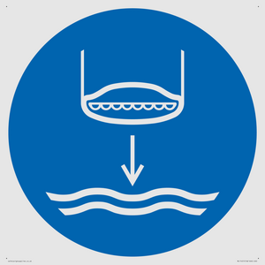 ML11451: Mandatory: Lower lifeboat to the water in launch sequence