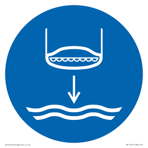 ML11451: Mandatory: Lower lifeboat to the water in launch sequence