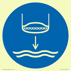 ML11451: Mandatory: Lower lifeboat to the water in launch sequence