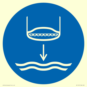 ML11451: Mandatory: Lower lifeboat to the water in launch sequence