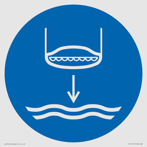 ML11451: Mandatory: Lower lifeboat to the water in launch sequence