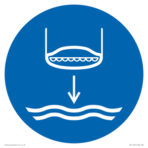 ML11451: Mandatory: Lower lifeboat to the water in launch sequence
