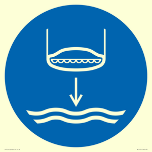 ML11451: Mandatory: Lower lifeboat to the water in launch sequence