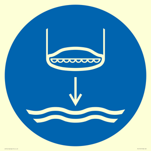 ML11451: Mandatory: Lower lifeboat to the water in launch sequence