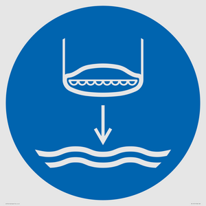 ML11451: Mandatory: Lower lifeboat to the water in launch sequence
