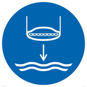 ML11451: Mandatory: Lower lifeboat to the water in launch sequence