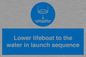 ML7523: Lower lifeboat to the water in launch sequence