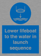 ML7523: Lower lifeboat to the water in launch sequence