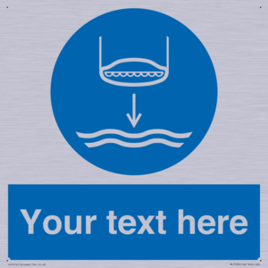 ML7535: Custom Lower lifeboat to the water in launch sequence