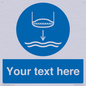 ML7535: Custom Lower lifeboat to the water in launch sequence