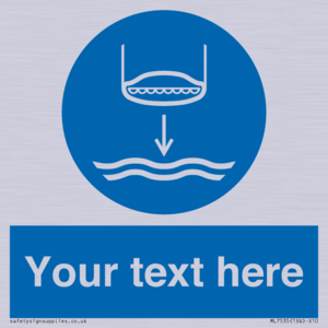 ML7535: Custom Lower lifeboat to the water in launch sequence