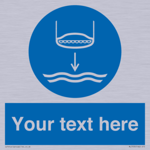 ML7535: Custom Lower lifeboat to the water in launch sequence