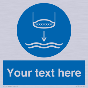 ML7535: Custom Lower lifeboat to the water in launch sequence