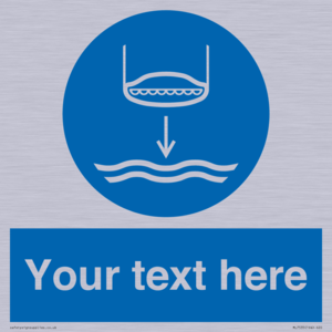 ML7535: Custom Lower lifeboat to the water in launch sequence