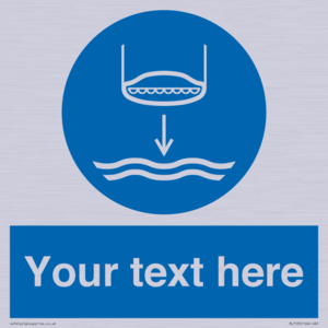 ML7535: Custom Lower lifeboat to the water in launch sequence