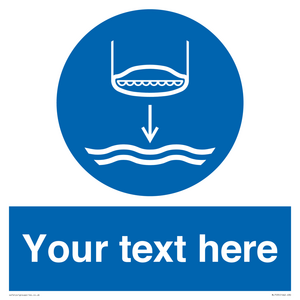 ML7535: Custom Lower lifeboat to the water in launch sequence