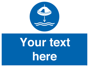 ML7536: Custom Lower liferaft to the water in launch sequence