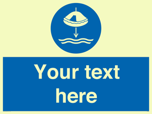 ML7536: Custom Lower liferaft to the water in launch sequence