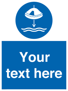 ML7536: Custom Lower liferaft to the water in launch sequence