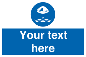 ML7536: Custom Lower liferaft to the water in launch sequence