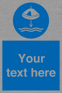 ML7536: Custom Lower liferaft to the water in launch sequence