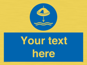 ML7536: Custom Lower liferaft to the water in launch sequence