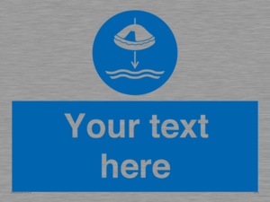 ML7536: Custom Lower liferaft to the water in launch sequence