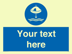 ML7536: Custom Lower liferaft to the water in launch sequence