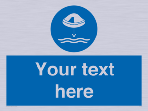 ML7536: Custom Lower liferaft to the water in launch sequence