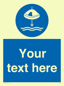 ML7536: Custom Lower liferaft to the water in launch sequence