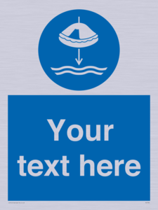 ML7536: Custom Lower liferaft to the water in launch sequence