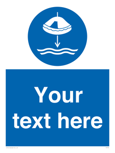 ML7536: Custom Lower liferaft to the water in launch sequence