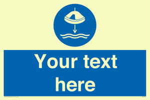 ML7536: Custom Lower liferaft to the water in launch sequence