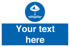 ML7536: Custom Lower liferaft to the water in launch sequence